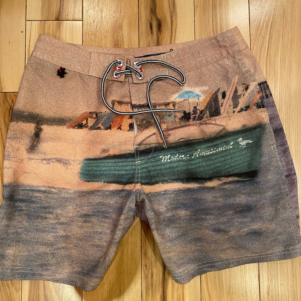 Never worn brand new Modern Amusement swim trunks
